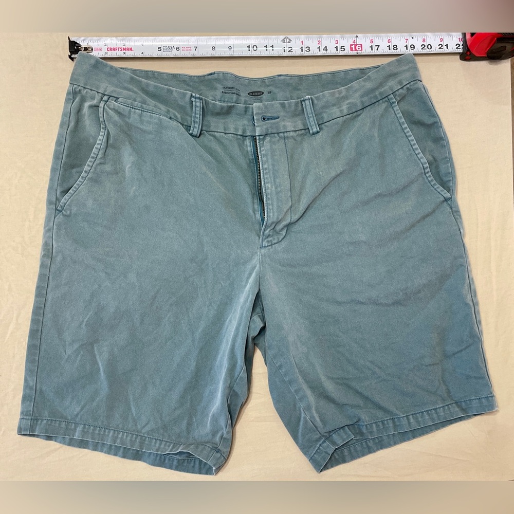 Old Navy Men's Blue Flat Front Shorts